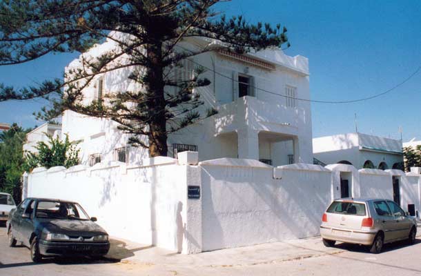 outside Villa Nenette