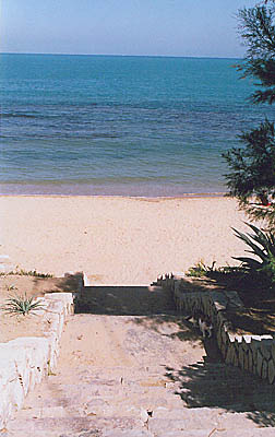 La Marsa corniche beach - july