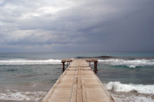 beach at Salamis