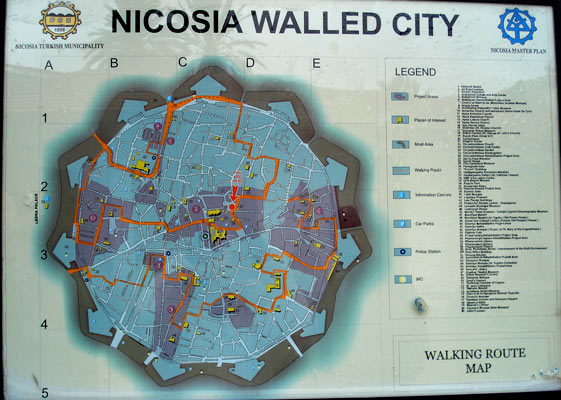 Nicosia map