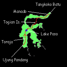 sulawesi map