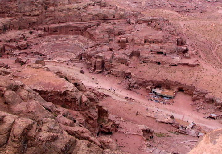 amphitheatre, petra