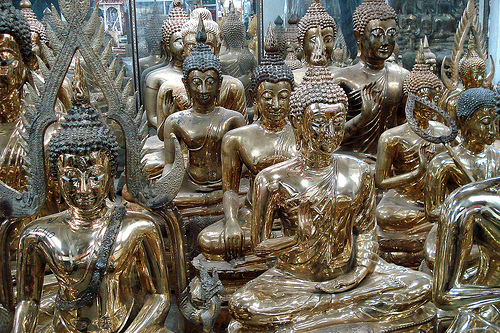 golden buddhas